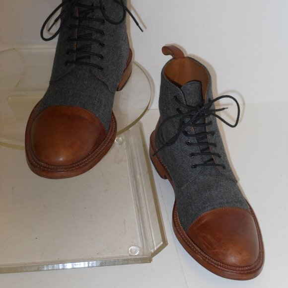 TAFT Jack Boot Handcrafted Leather and Wool Men's Dress Boot Size 9 Medium - Picture 7 of 7